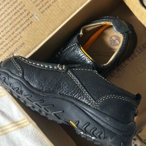 Little Kids size 8MM Timberland Carlsbad Loafers Brown Solid Leather Slip On